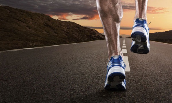 Course à pied, running trail, nordic walking